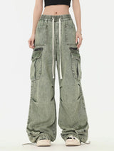 BEBİVA® Drawstring Y2K Loose Cargo Pantolon