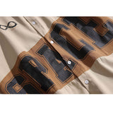 BEBİVA® Letter Patchwork Printed Design Shirts
