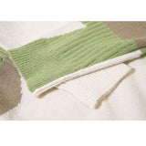 BEBİVA® Artistic Contrast Patchwork Knit Kazak