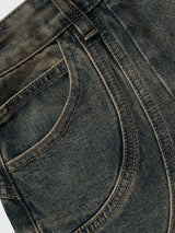 BEBİVA® Vintage Yıkanmış Kot Pantolon