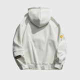 BEBİVA® Street Style Smiley Face Patchwork Hoodie