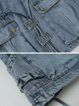 BEBİVA® Retro Denim Ceket