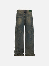 BEBİVA® Vintage Yıkanmış Kot Pantolon