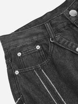 BEBİVA® "Webbed" Siyah Kot Pantolon