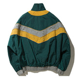 BEBİVA® Retro Color Block Patchwork ceket