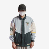 BEBİVA® Amerika Streetwear Color Block Patchwork Ceket