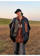 BEBİVA® "Street Star" Vintage Deri Ceket