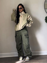 BEBİVA® Drawstring Y2K Loose Cargo Pantolon