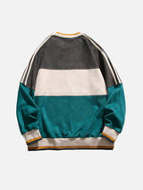 BEBİVA® Three Lines Split Velvet Sweatshirt