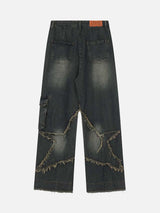 BEBİVA® Star Pattern Baggy Kot Pantolon