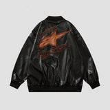 BEBİVA® "Street Star" Vintage Deri Ceket