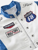 BEBİVA® Five Badges Kısa Deri Ceket